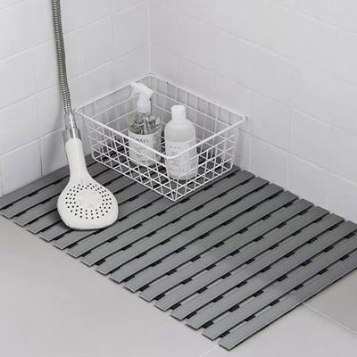 耐久力のある灰色の浴室の反スリップの洗面所の床のマット60CM*90CM